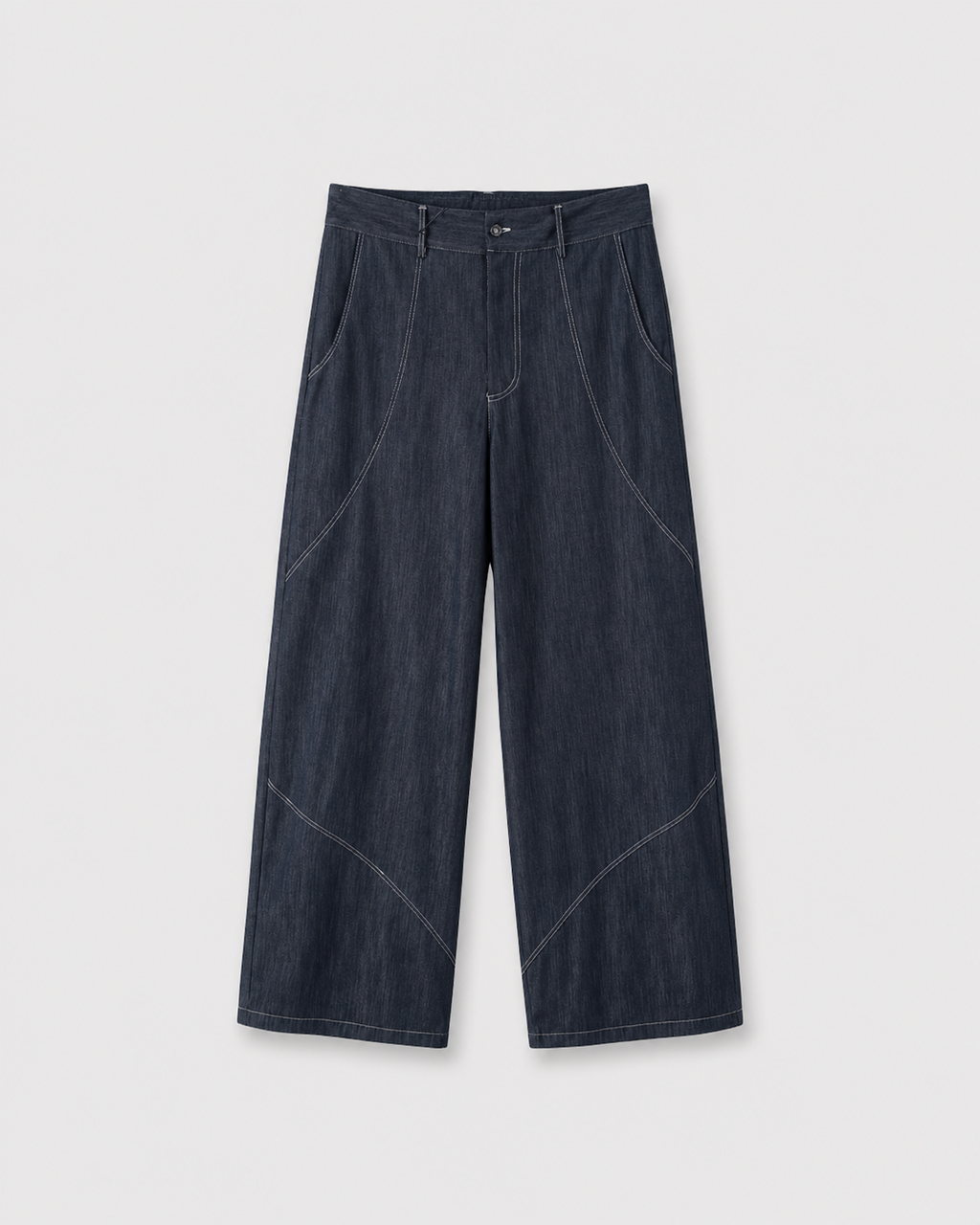 Laminate Palazzo Jeans