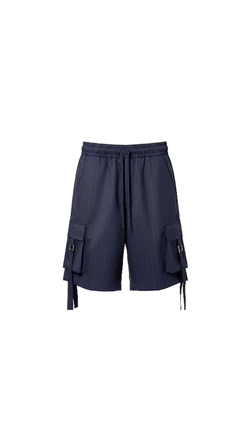 Pinstripe Cargo Shorts