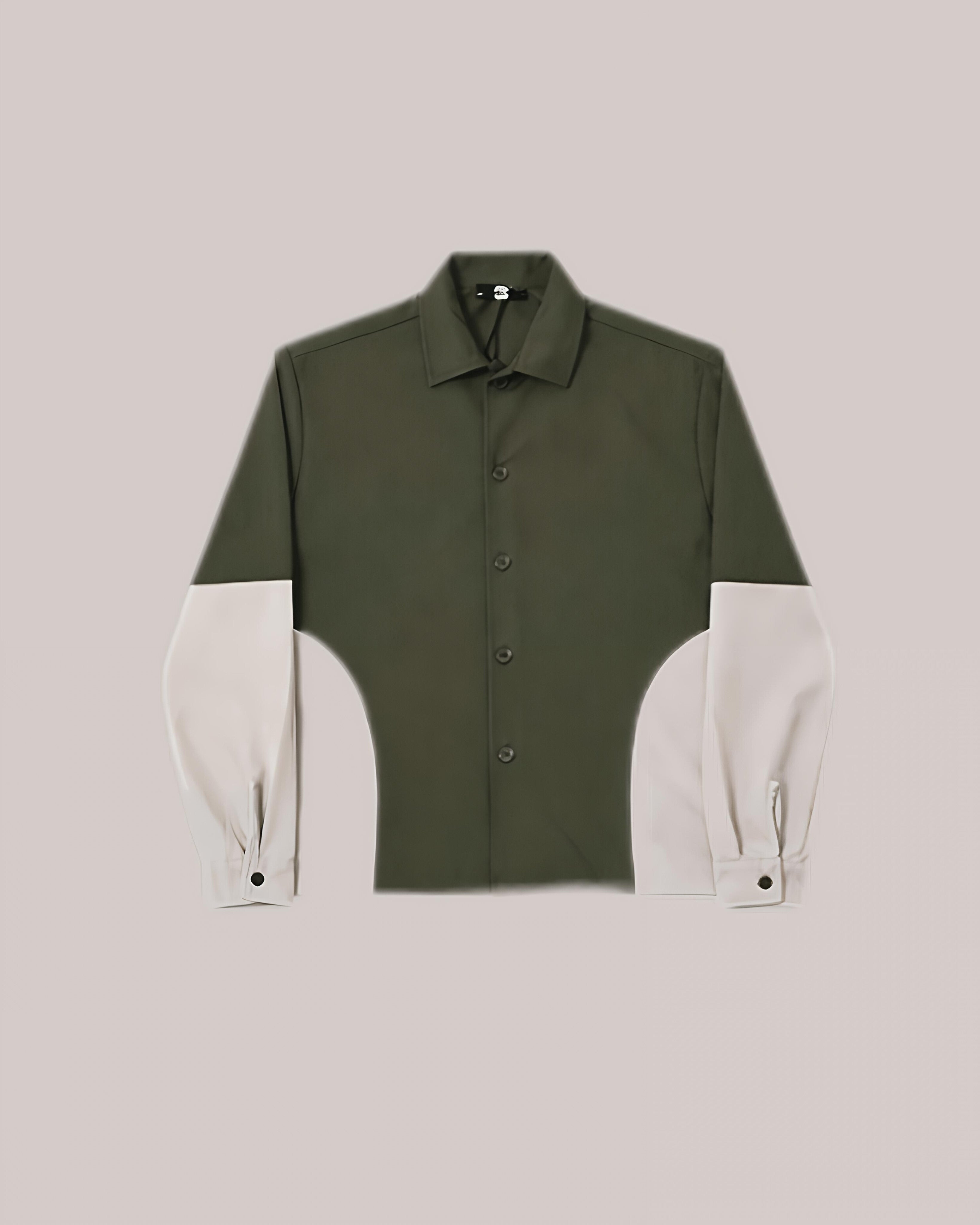 Contrast Overshirt