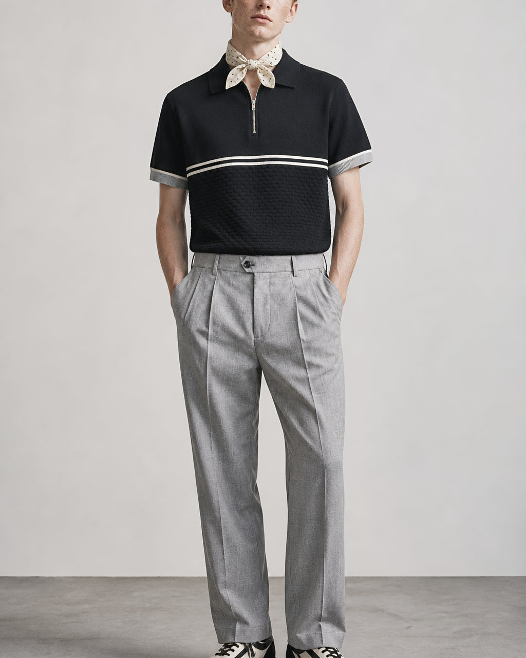 Knit Polo Shirt