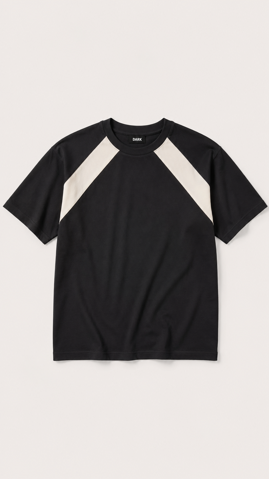 Crew Neck Trimming Tee
