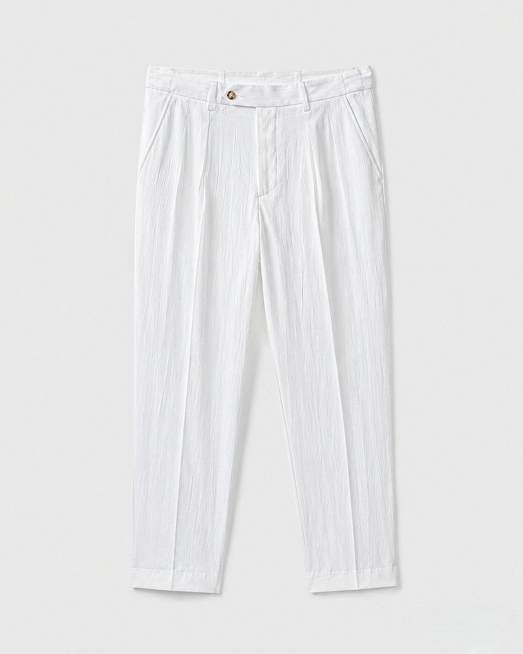 Crinkled Viscose Trousers