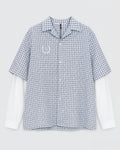 Double Sleeve Check Shirt