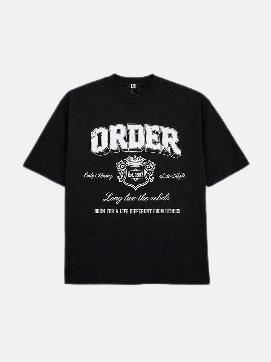 Crew Neck College Tee