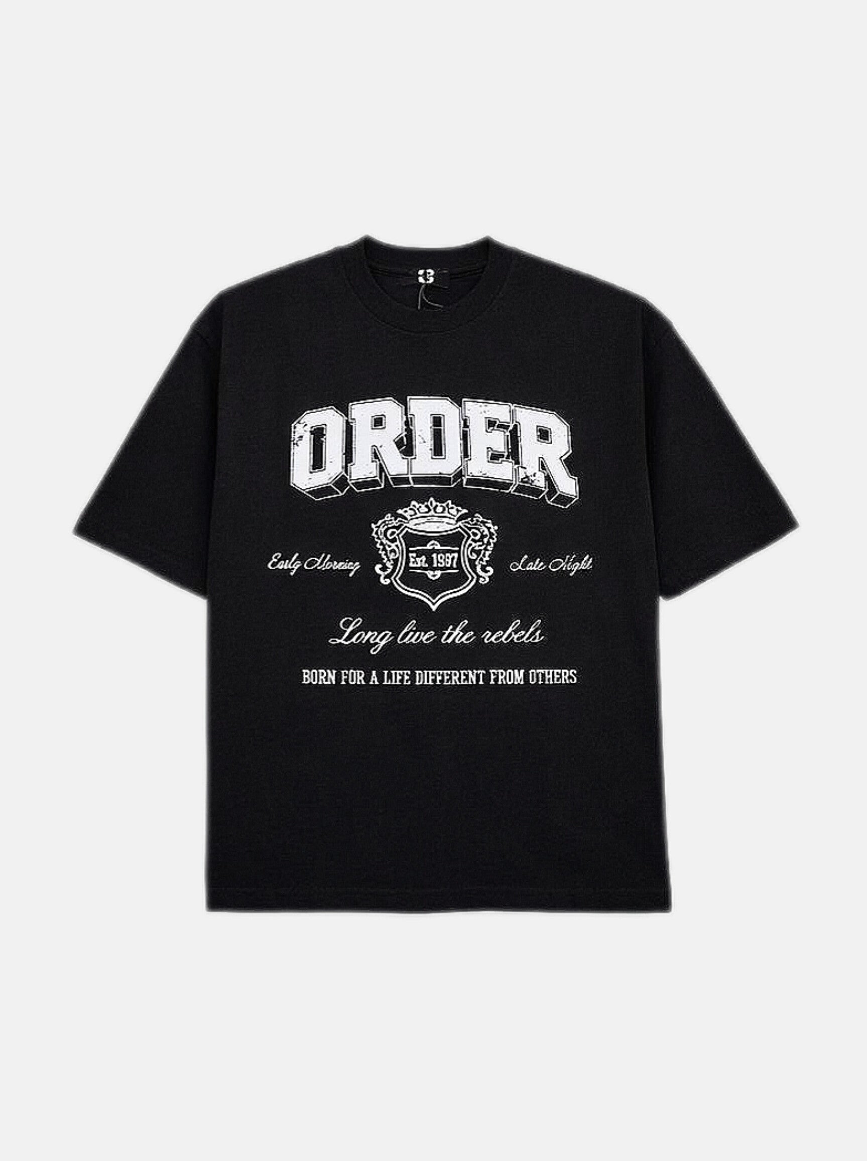 Crew Neck College Tee