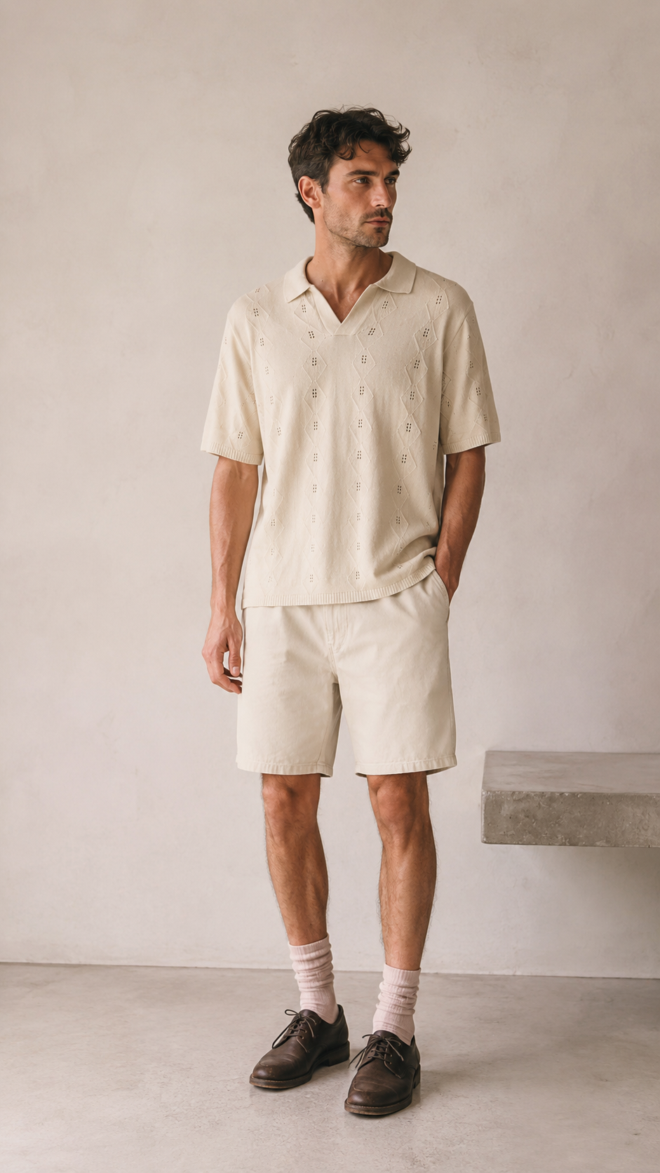 Knitted Derby Polo