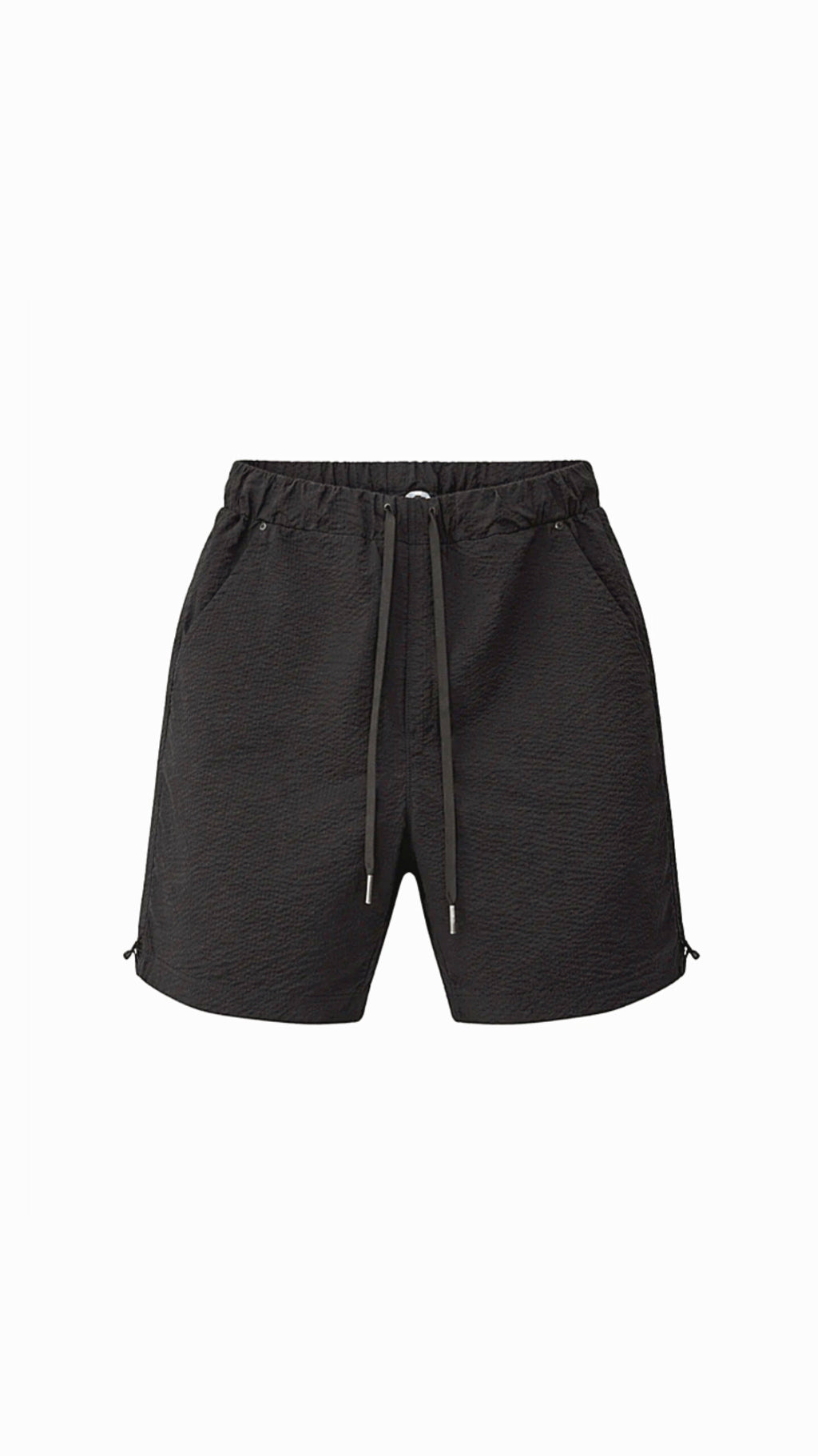 Embossed Cotton Shorts