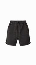 Embossed Cotton Shorts