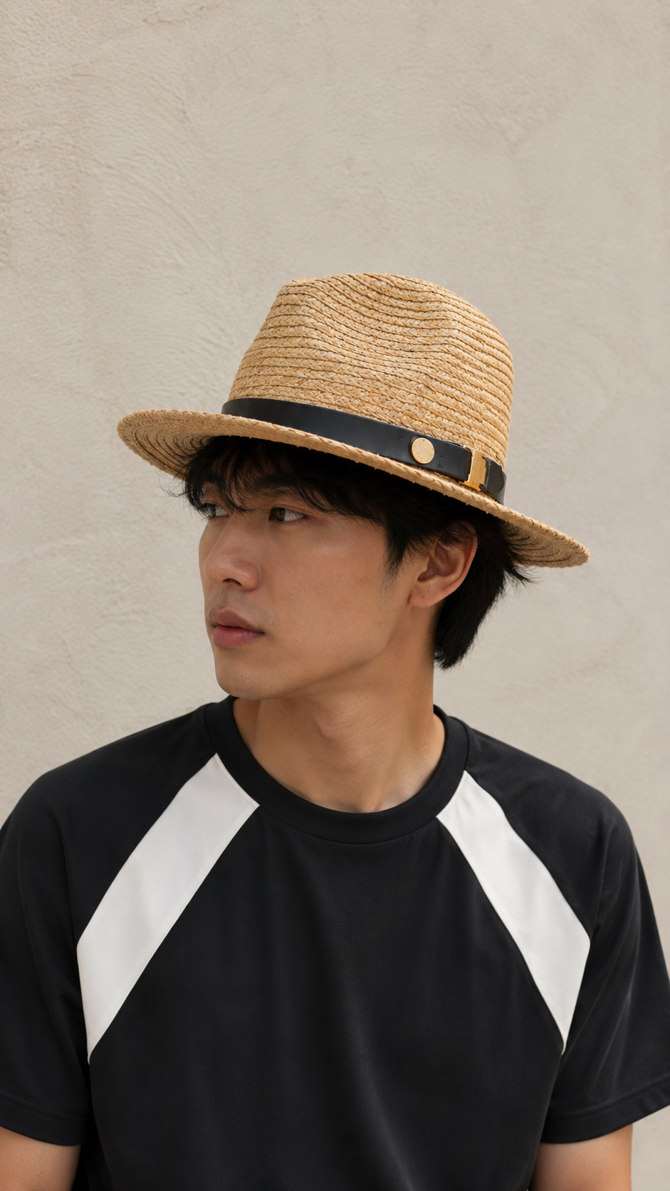 Raffia Bowler Hat