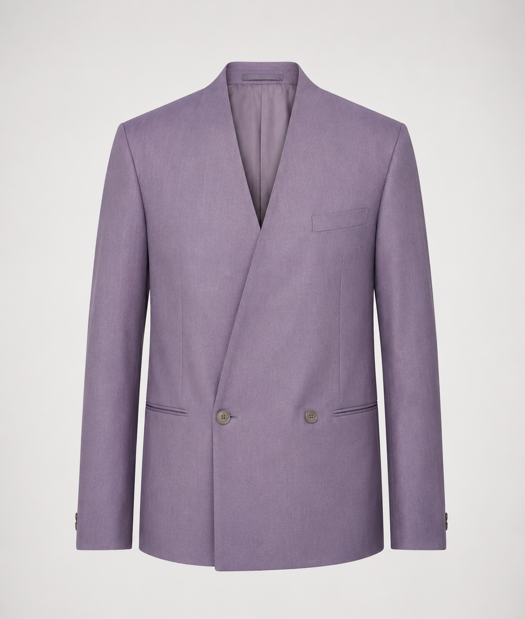Japanese asymmetrical blazer