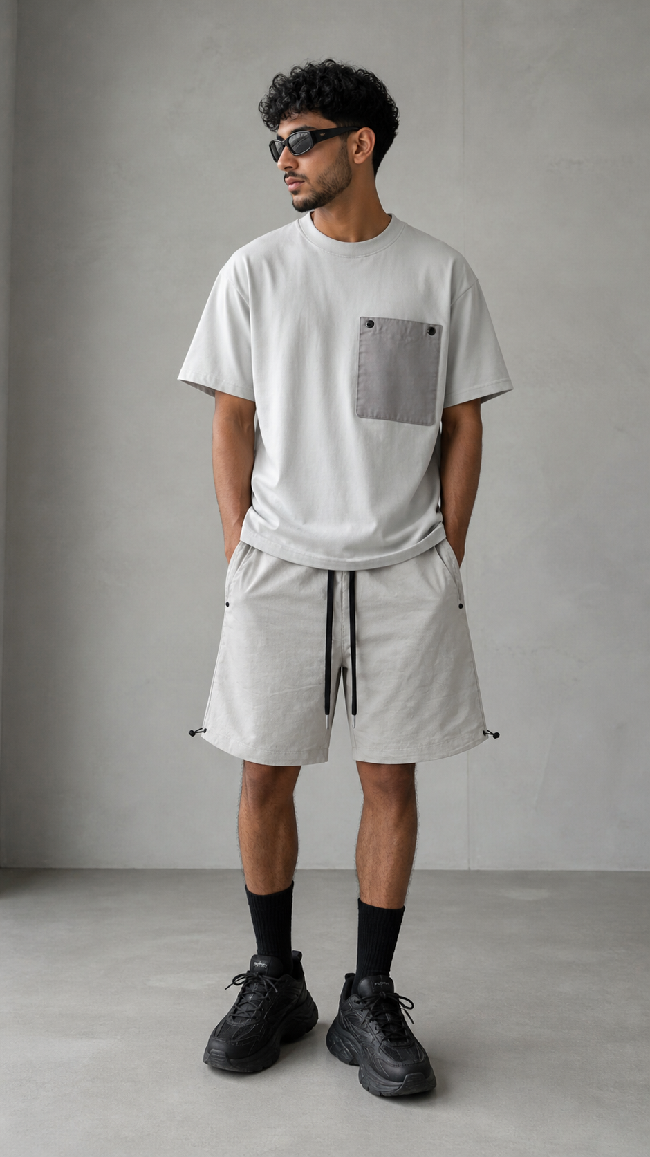 Cropped Pocket Tee