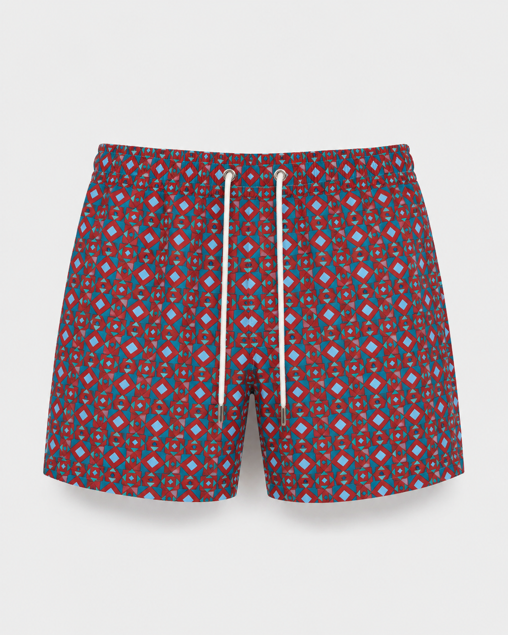 Asymmetrical Print Swimsuit