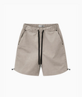 Embossed Cotton Shorts