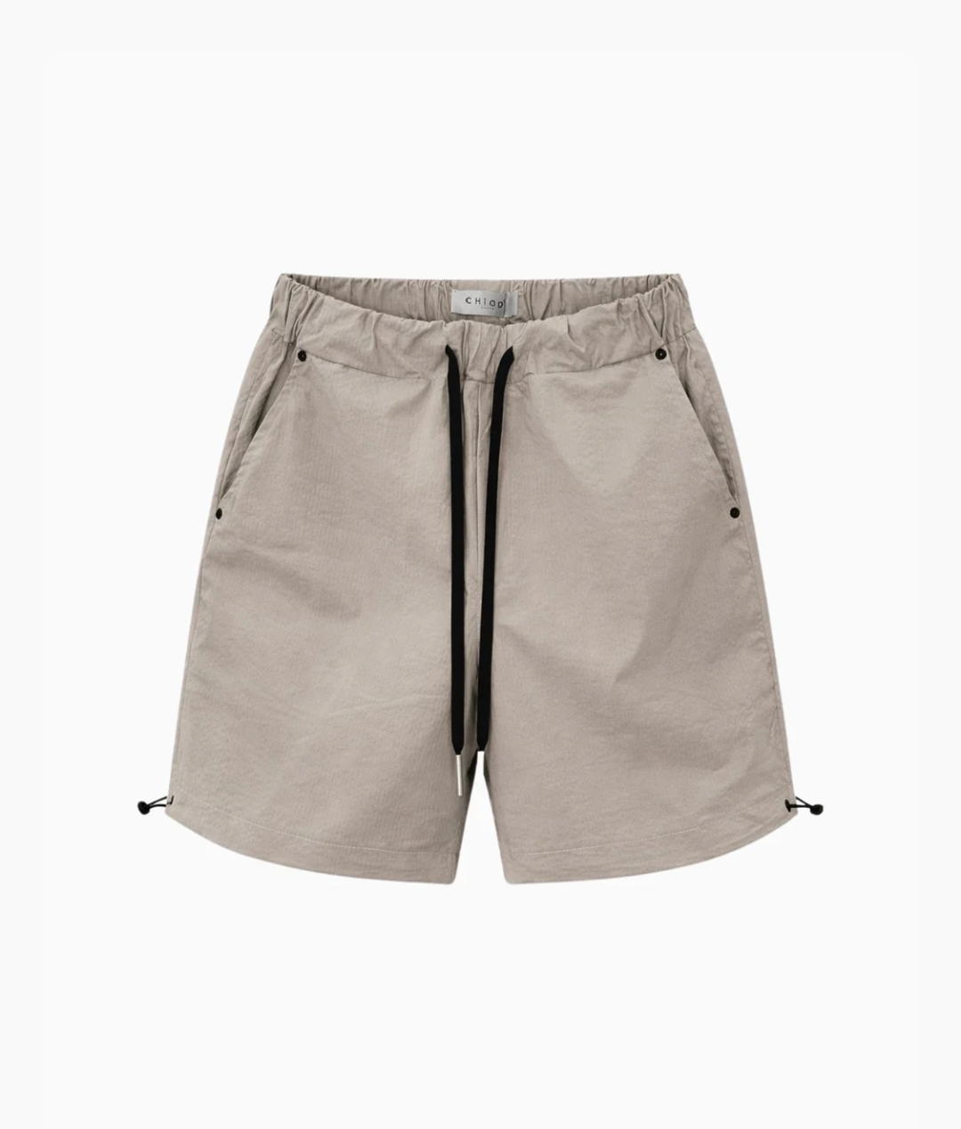 Embossed Cotton Shorts