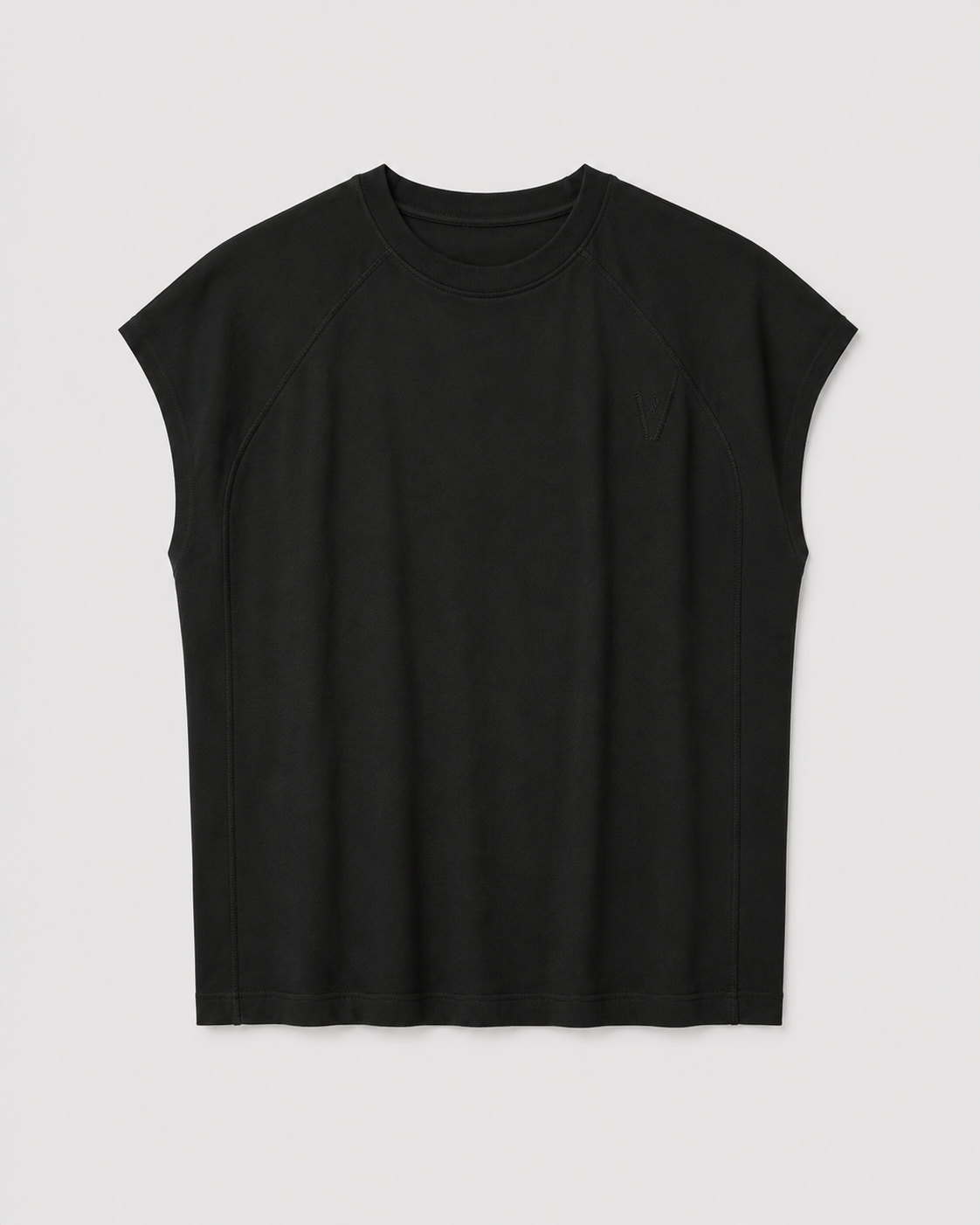 Sleeveless Cropped Tee