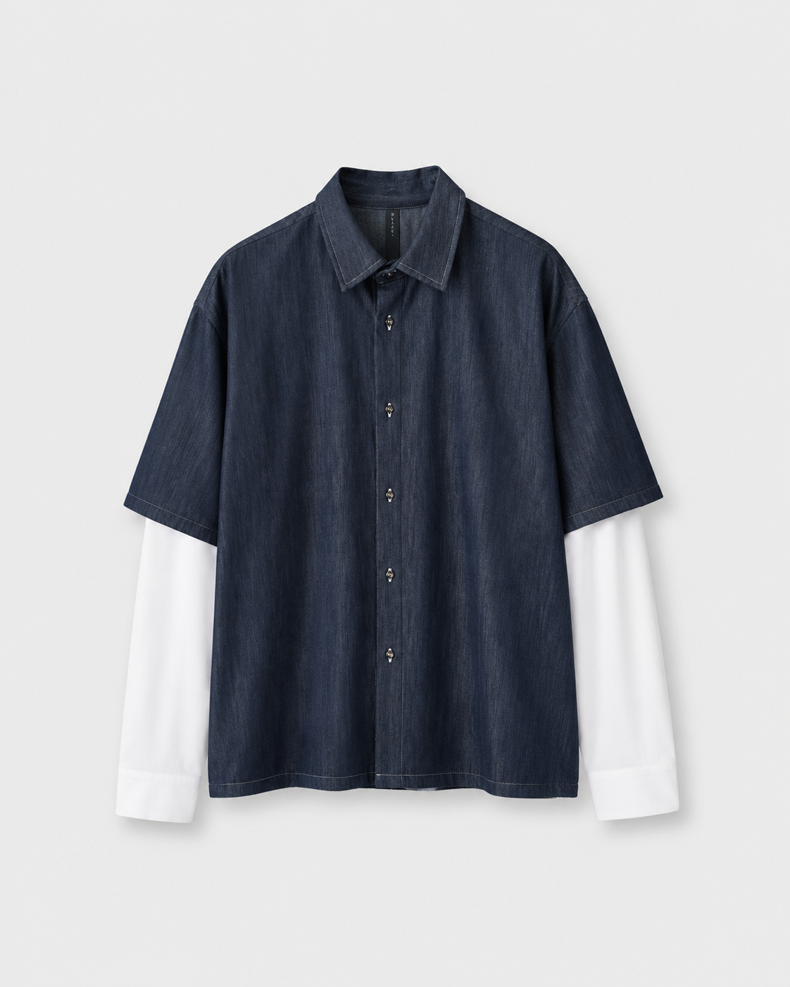 Double Sleeve Denim Shirt