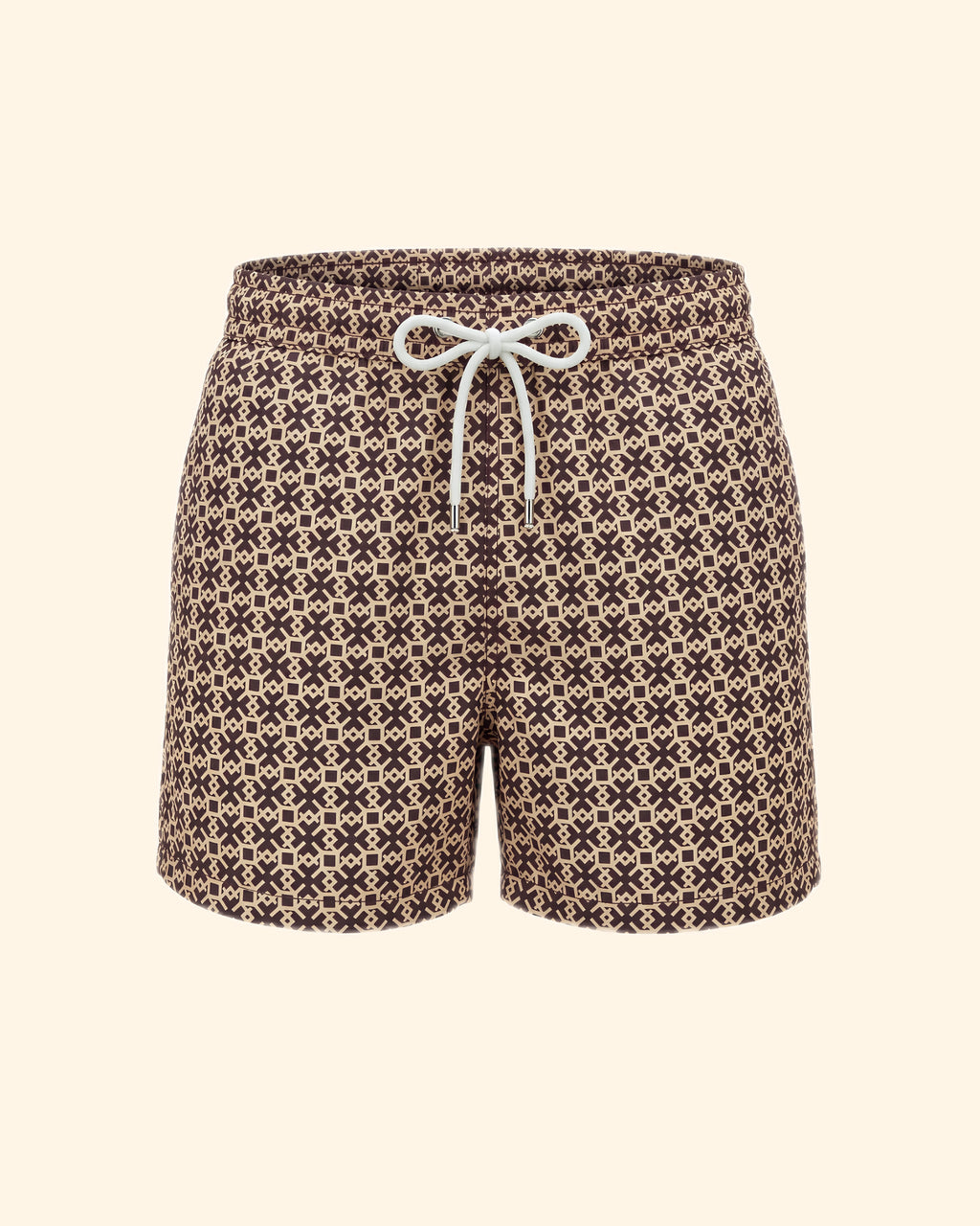 Damasked Print Swimsuit