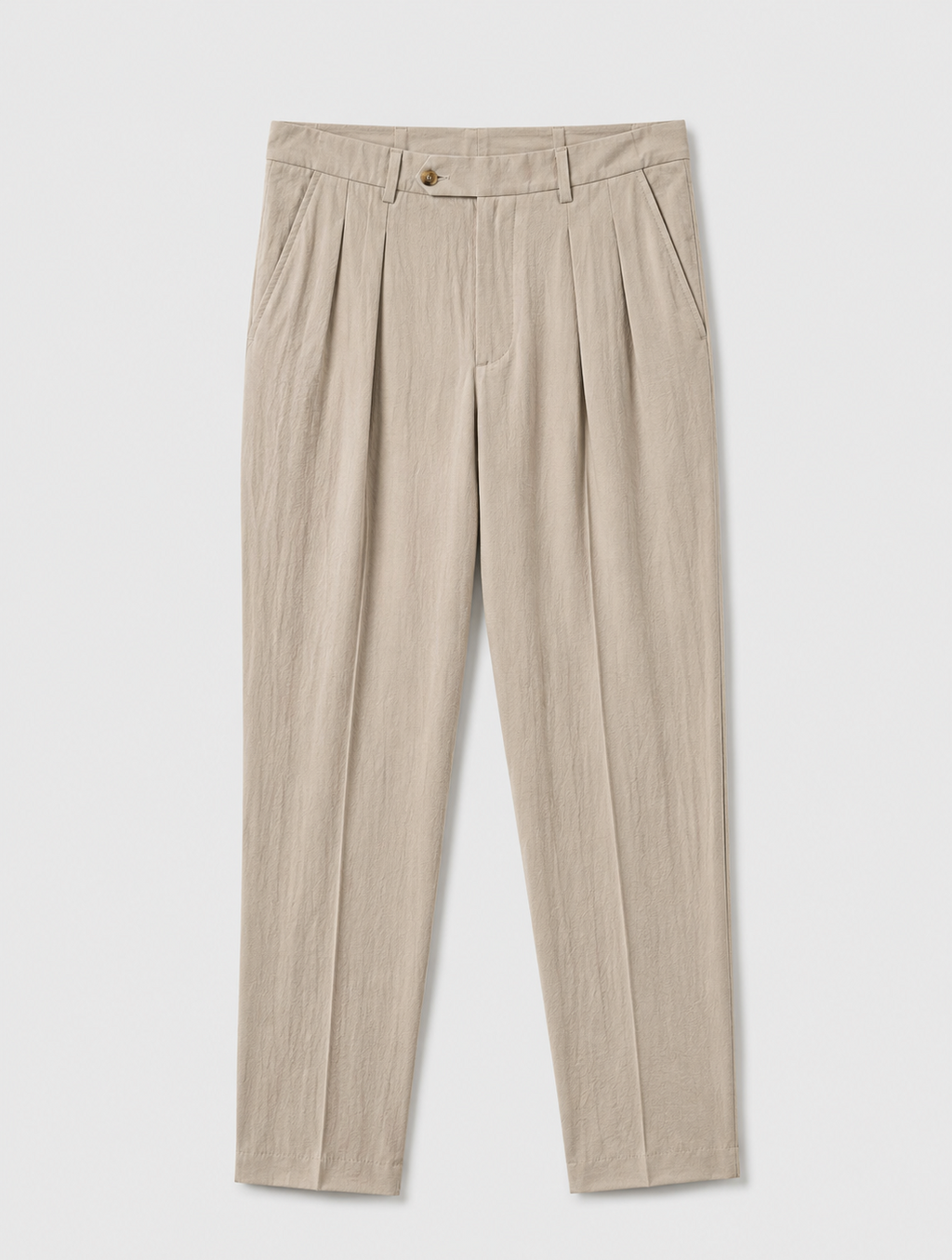 Crinkled Viscose Trousers